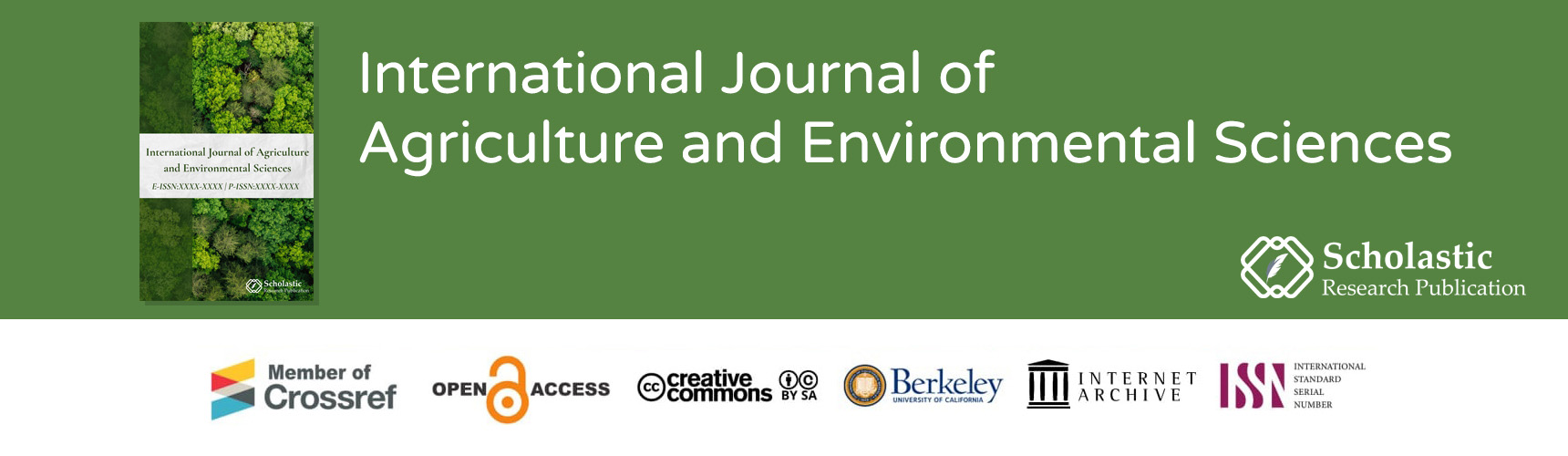 International Journal of Agriculture and Environmental Sciences